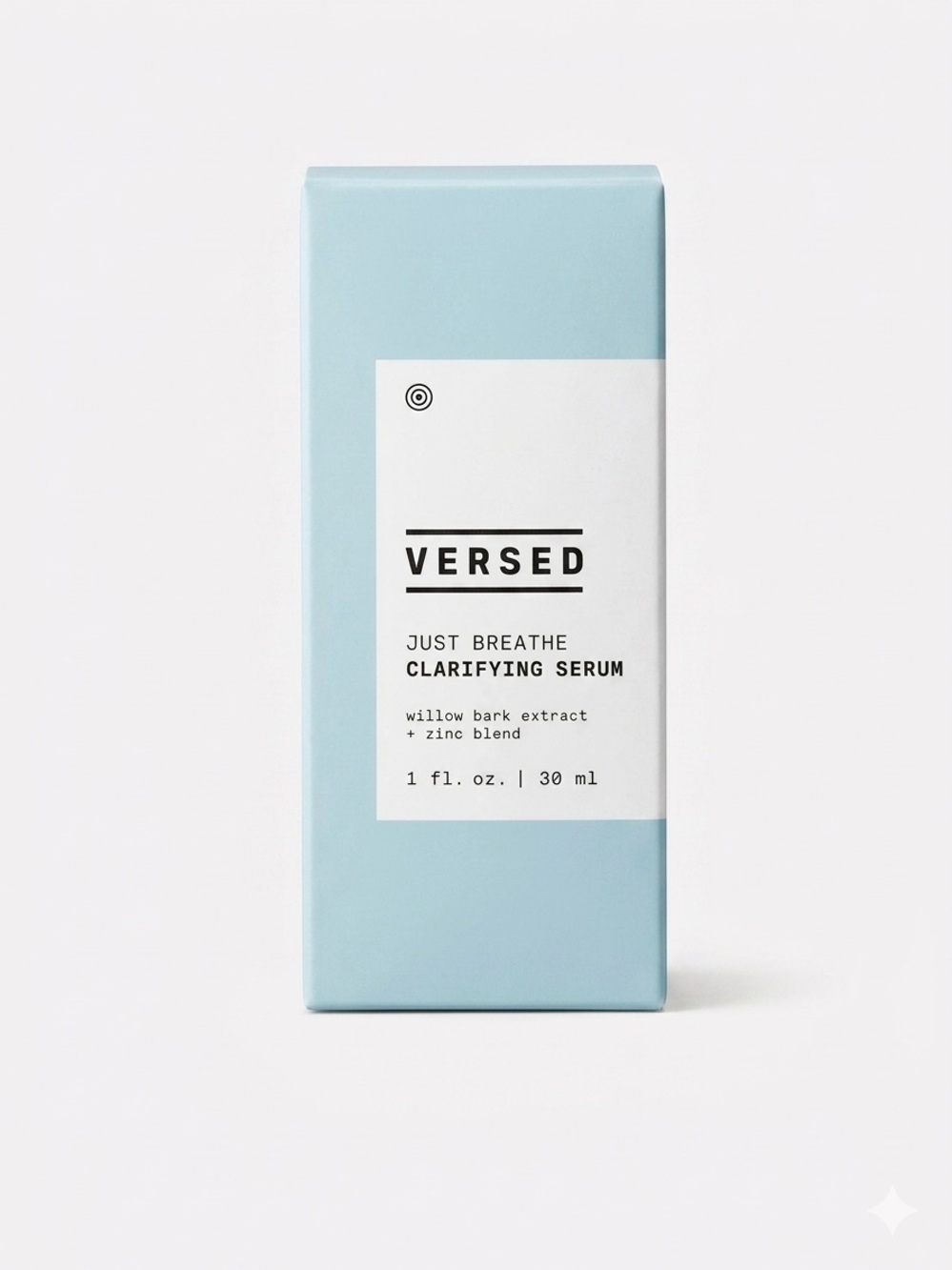 Versed Just Breathe Clarifying Serum — Discontinued Version